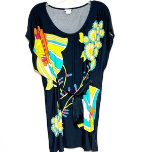 New Trina Turk Swimsuit cover up for Poolside Beach Front Tie Belted Sz S